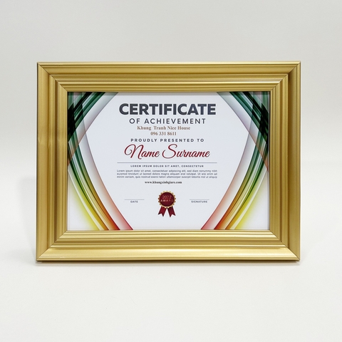 Khung Bằng Khen Gỗ 2050V