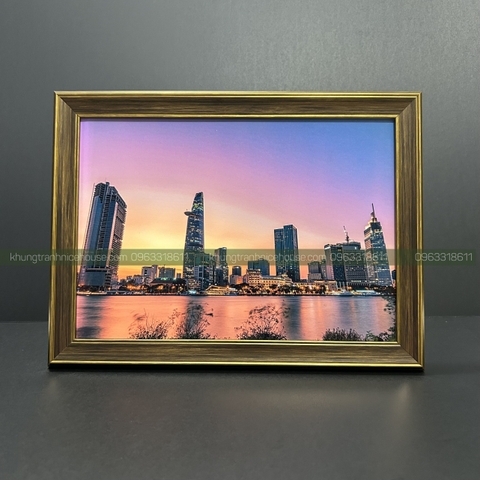 Mẫu Khung Nhựa Composite Vàng Đồng Xước 205V