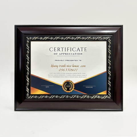 Khung Bằng Khen Gỗ 3003