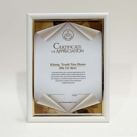 Khung Bằng Khen Gỗ 705TV