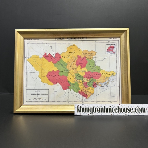 Khung bằng khen màu vàng sang trọng CV-V