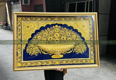 Khung tranh thảm Dubai sang trọng 196