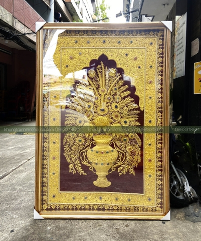 Khung tranh gỗ thảm Dubai sang trọng 2016 khổ lớn