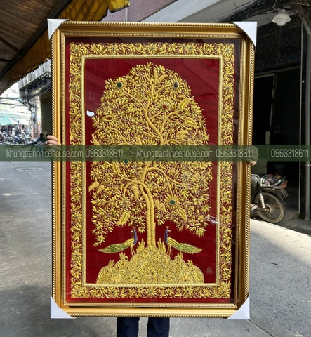 Khung tranh thảm Dubai sang trọng 2016BL