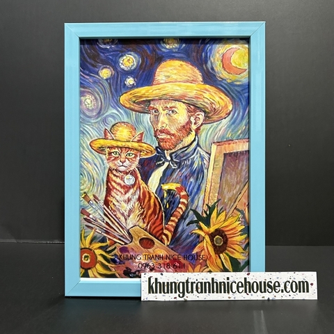 Khung bằng khen màu xanh da trời F1BLUE