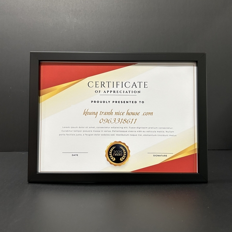 Khung Bằng Khen F1D