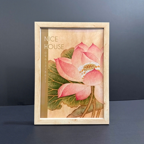 Khung Màu Gỗ Đơn Giản F1GT