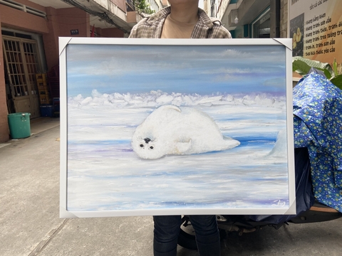 Khung tranh số hoá F2T, Khung tranh SƠN DẦU F2T