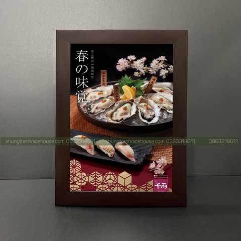 Khung Menu Viền Nâu F3N