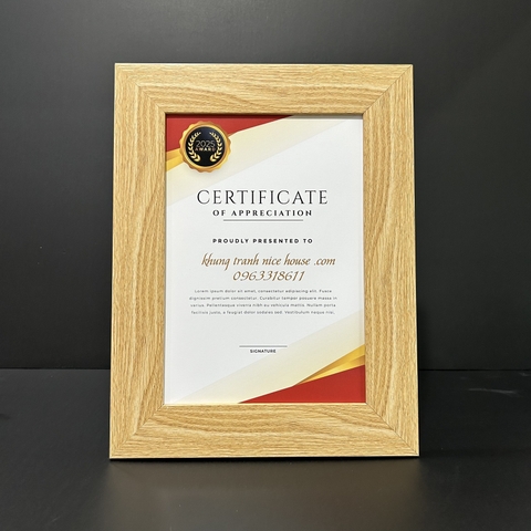 Khung Bằng Khen F5GN