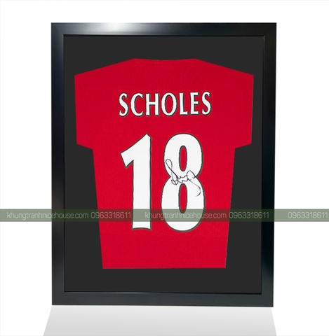 Khung áo thun đỏ SCHOLES nh