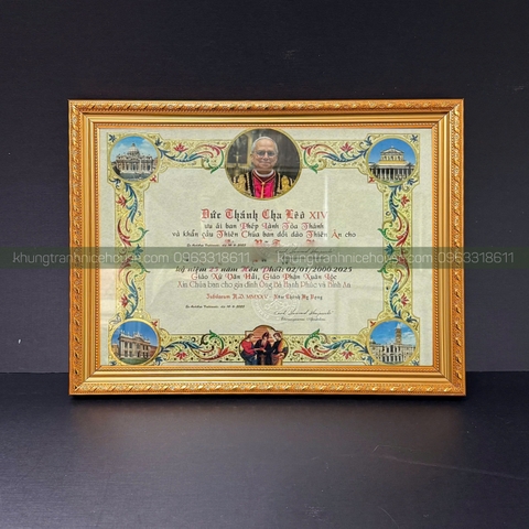 KHUNG BẰNG ÂN NHÂN CÔNG GIÁO 518V