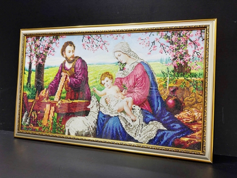 KHUNG TRANH ĐÍNH ĐÁ 3707B