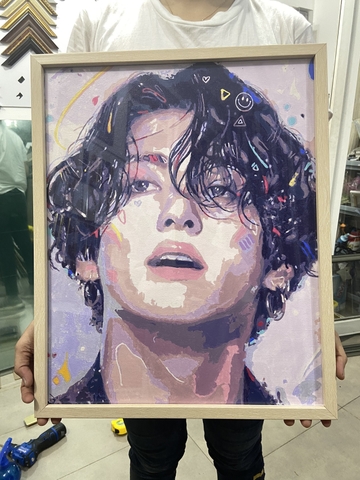 Khung tranh số hoá ,Tranh sơn dầu F1GN