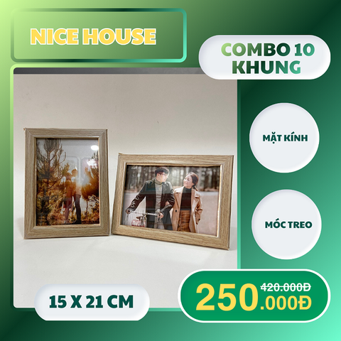 Sale off 10 khung 15x21cm khung F1GN01