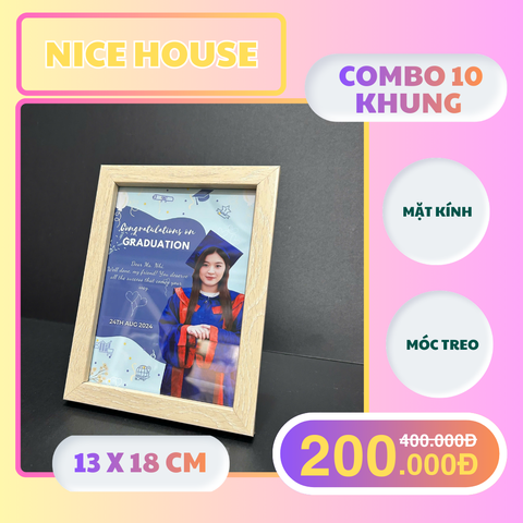 Sale off 10 khung 13 x 18cm khung F1GN