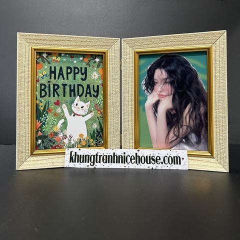 Khung ảnh đôi để bàn SD