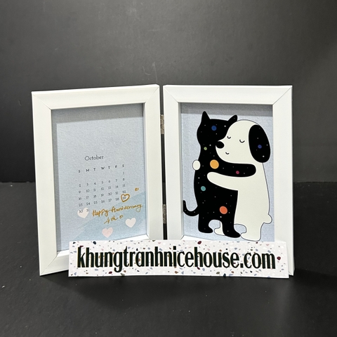 Khung ảnh đôi để bàn