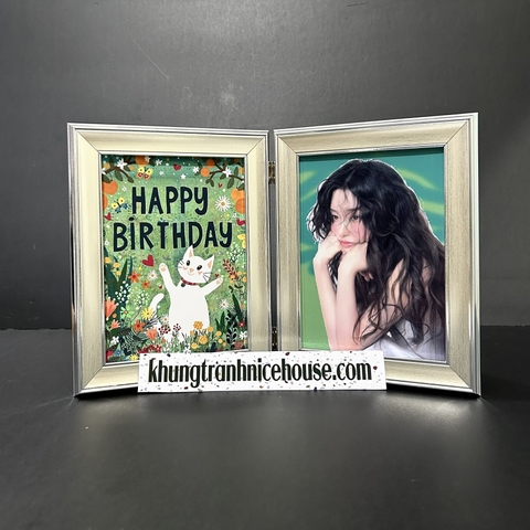 Khung ảnh đôi để bàn 205S