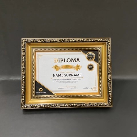 Khung Bằng Khen Gỗ 1017VĐ