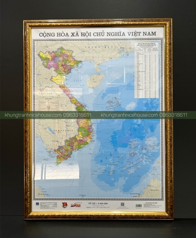 Khung bản đồ đẹp 252BR