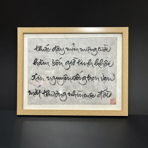 Khung Tranh Bo Viền Đen Theo Yêu Cầu