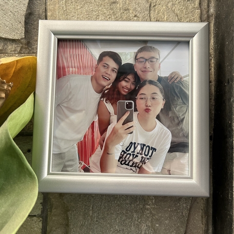 Khung ảnh Gỗ Sơn Bạc Để Bàn 103X