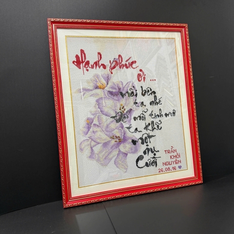 Khung viền bo giấy khung đỏ 1017ĐỎ