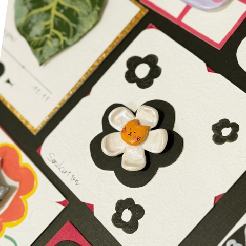 Nam châm hoa cúc mèo