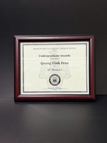 KHUNG BẰNG KHEN GỖ 316N