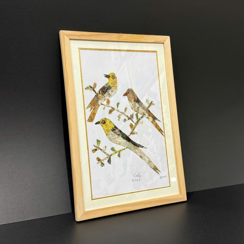 KHUNG GỖ MỘC VIỀN BO GIẤY GM