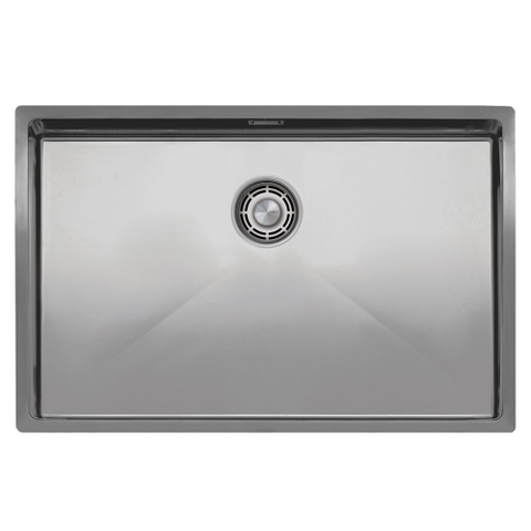 Nivito CU-700-B STAINLESS STEEL KITCHEN SINK BRUSHED STEEL DRAIN, OVERFLOW COVER & WASTE BASKET INCLUDED