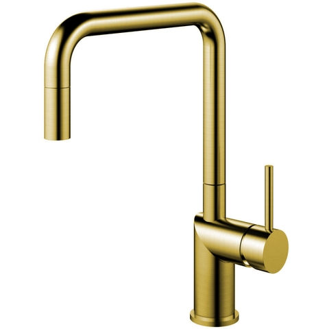 Nivito RH-340-EX BRASS/GOLD KITCHEN FAUCET PULLOUT HOSE