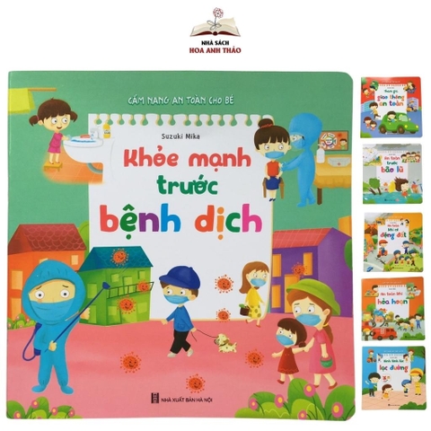 Sách Combo Cẩm nang an toàn cho bé, bộ 6 cuốn Có file nghe và đọc