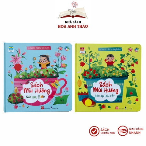 Sách - Mùi hương các loại trái cây và hoa kích thích khứu giác của trẻ