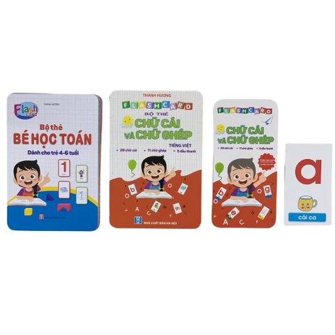 Bộ Thẻ Flashcard chữ cái chữ ghép