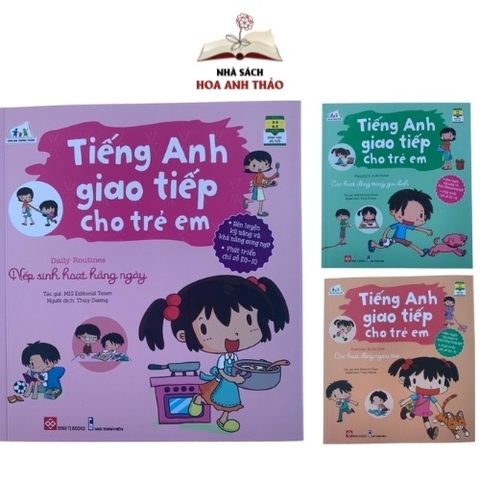 Sách - Tiếng Anh giao tiếp cho trẻ em rèn luyện Kỹ năng song ngữ