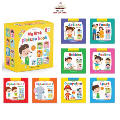 Sách - Bộ sách My first picture book 8 chủ đề