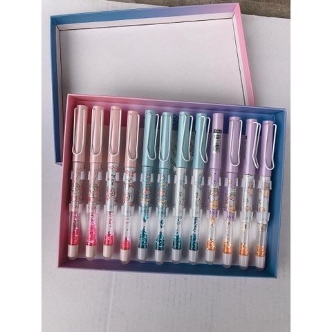 Bút máy xóa được - Bút máy tẩy được thân nhũ