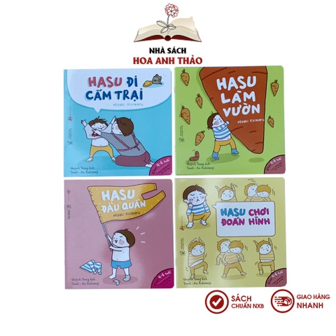 Sách - Ehon Những câu chuyện kỳ lạ của Hasu 4-6 tuổi cho bé phát triển sự sáng tạo