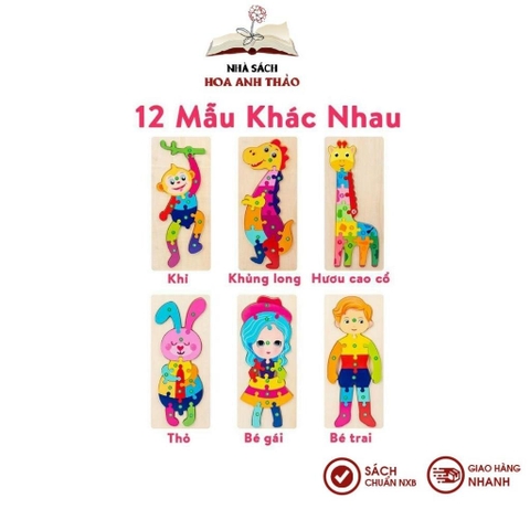 Đồ chơi tranh ghép nối 10 số - ghép tương ứng số 1-10 cho bé