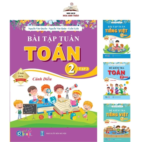 Sách bài tập tuần và đề kiểm tra Toán và Tiếng Việt lớp 2 Cánh Diều học kỳ 2