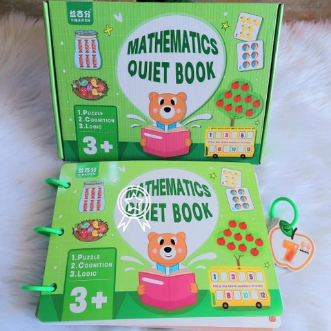 Học Liệu Bóc Dán Toán Học Thông Minh Đầu Đời Cho Bé Mathetics Quiet Book