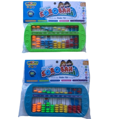 Bàn Tính Soroban Antona Cho Bé Học Toán Thông Minh
