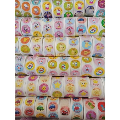 Sticker cuộn 500 hình dán