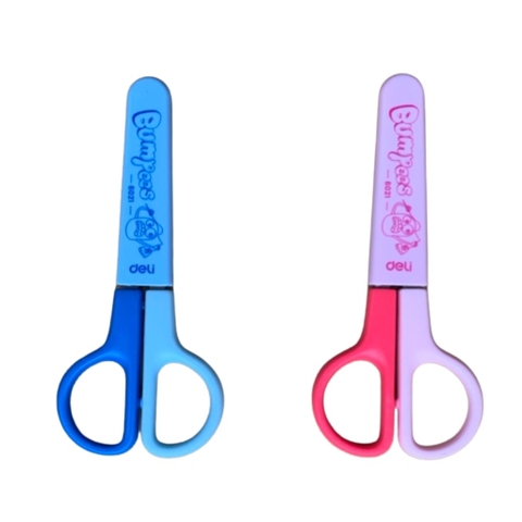 Kéo cắt giấy Deli 6021-dành học học sinh