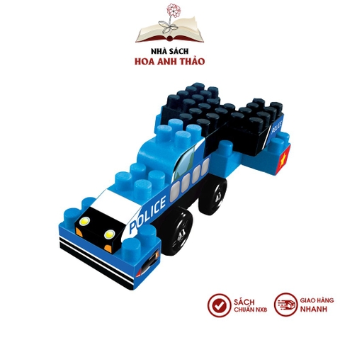 Đồ chơi Antona xếp hình lắp ghép thành phố cảnh sát
