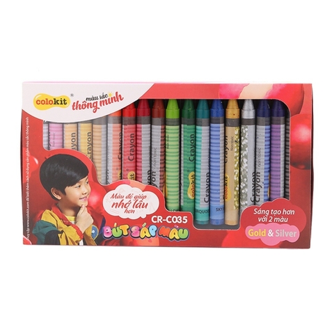 Sáp màu Jumbo Colokit CR-C036 - 24 màu