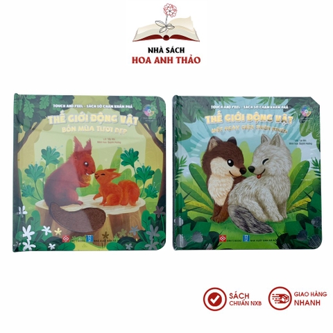 Sách - Sờ chạm khám phá Thế giới động vật phát triển giác quan của trẻ