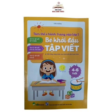 Sách Bé khởi đầu tập viết cho bé 4-6 tuổi